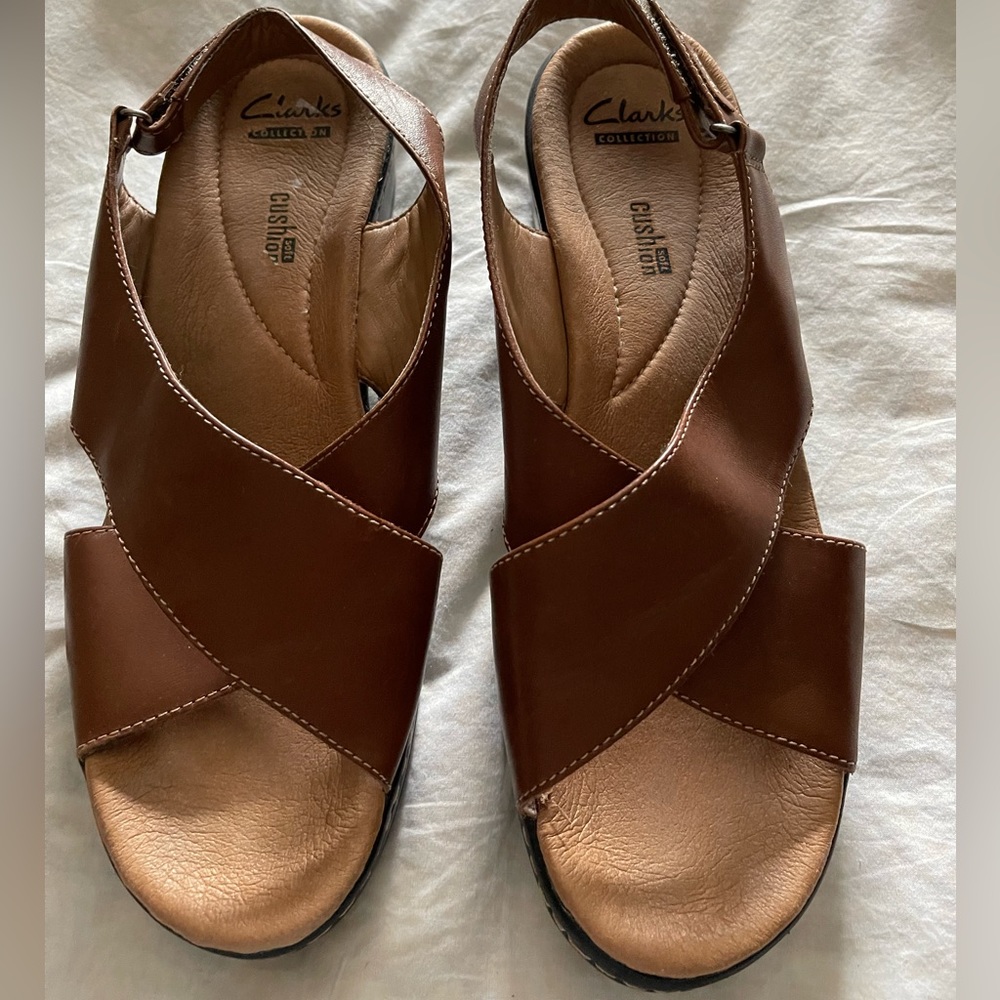 Clarks Leather Sandals